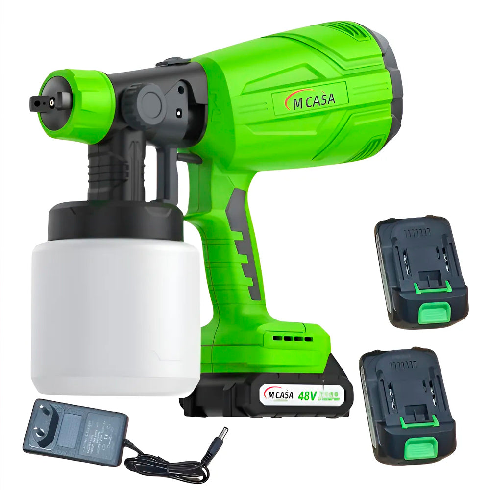 PISTOLA DE PINTURA MCASA™ 48V | INCLUYE 2 BATERÍAS DE REGALO