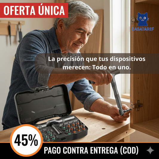 Destornillador Multifunción 24 en 1 – Arregla Todo – Soluciona ajustes del hogar en minutos sin técnicos