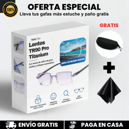 GAFAS MULTIFOCALES INTELIGENTES TR90 CON ZOOM AUTOMATICO, PROTECCION DE LUZ AZUL Y AMARILLA ..