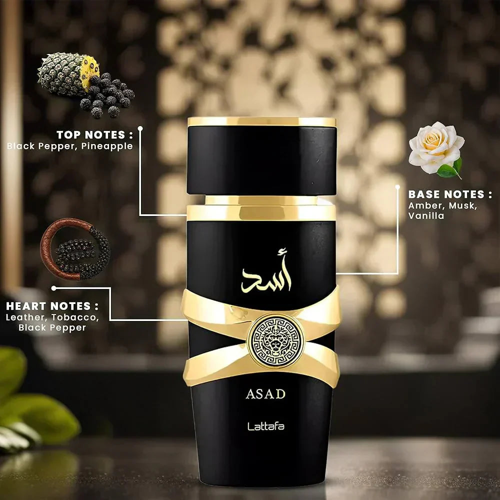 LATTAFA ASAD EAU DE PARFUM - PRODUCTO ORIGINAL (100mL) PROMOCION CIERRE DE TIENDA - ENVIO GRATIS