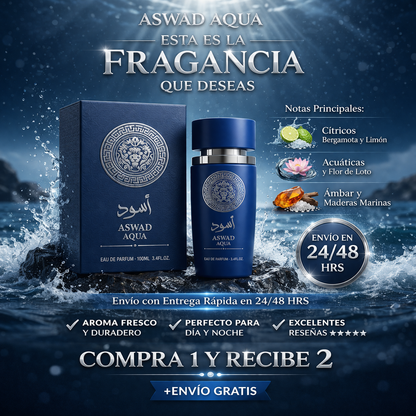 AL ASWAD PARFUMS® - ASWAD AQUA