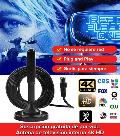 SignalMax 360° 2X1 – Antena TV Digital TDT 4K UHD Profesional