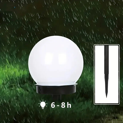 PACK 4 Estacas de carga solar - Ilumina tu jardín -Altura de 30cm