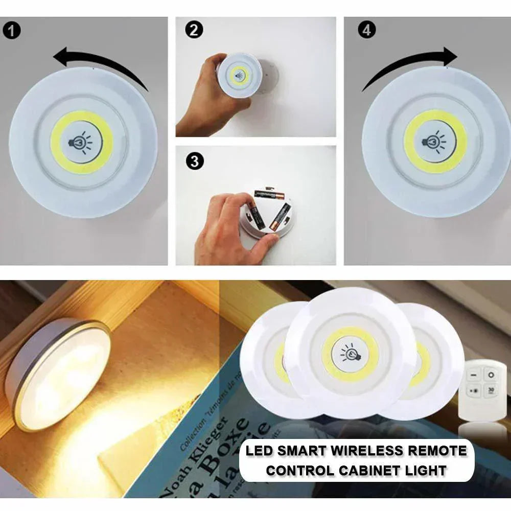 SET 6 LUCES LED INALÁMBRICAS PROMOCION CIERRE DE TIENDA - ENVIO GRATIS