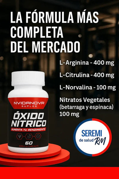 OXIDO NITRICO 1000MG 60 CAPS