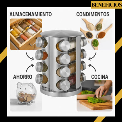 🏠 ESPECIERO GIRATORIO 360° – PROMO NAVIDEÑA 2×1 🎁