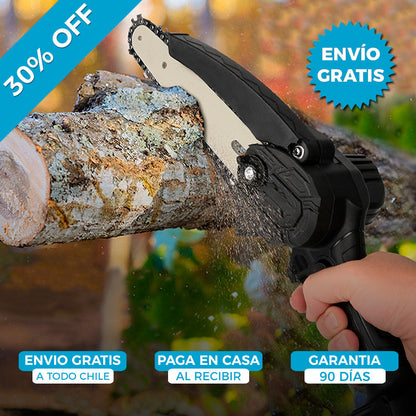 MINI MOTOSIERRA INALAMBRICA TASBEL™  | INCLUYE BATERÍA Y CARGADOR ⚡