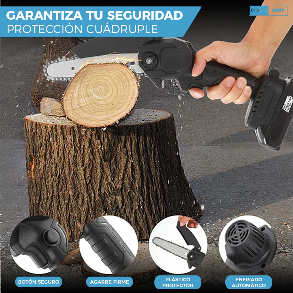 COMBO CORTADORA Y MOTOSIERRA 98V | INCLUYE 4 BATERÍAS DE REGALO 🎁