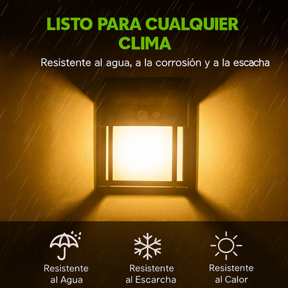 Promo: 2x1 Lámpara Solar de Pared – Ilumina Automáticamente – 2x1 para proteger tu hogar