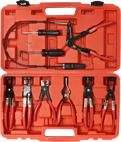 Kit Profesional de Alicates para Mangueras - Acceso Profundo - Ahorra en Mecánico Hoy