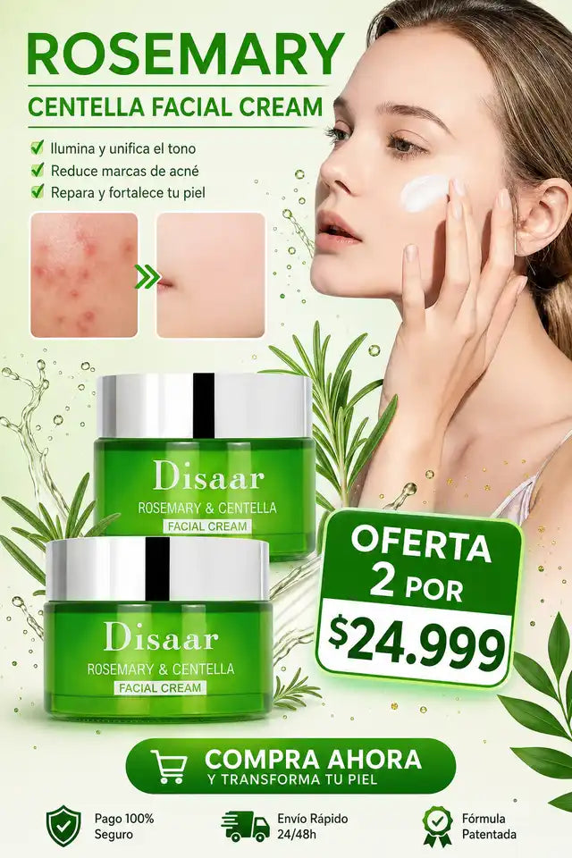Crema Anti Acné Rosemary ( COMPRA 1 RECIBE 2 )